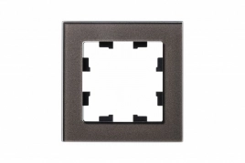 ATN320601 ATLASDESIGN NATURE 1-постовая РАМКА, СТЕКЛО МОККО