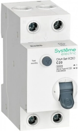 C9D36620 City9 Set Авт. выкл. диф. тока (АВДТ) 1P+N С 20А 6kA 30мА Тип-AС 230В