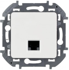 673825 Розетка компьютерная RJ45 категория 5e UTP - Legrand Inspiria - белый