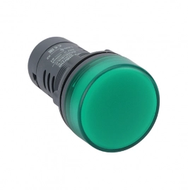 SB7EV03MP Сигнальная лампа SB7 моноблочная 22мм зеленая LED 230В АС