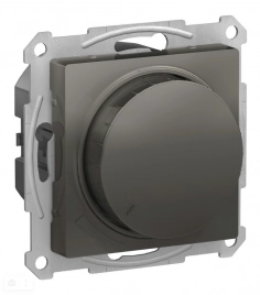 ATN000936 ATLASDESIGN СВЕТОРЕГУЛЯТОР (диммер) повор-нажим, LED, RC, 630Вт, мех., СТАЛЬ