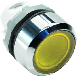 1SFA611100R2103 Кнопка MP1-21Y желтая (только корпус) с подсветкой без фиксации