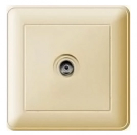 RTS-151-28 W59 TV АНТЕННА коннектор, в сборе, СЛОНОВАЯ КОСТЬ