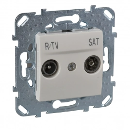 MGU5.456.25ZD R-TV/SAT розетка проходная Бежевый
