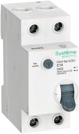 C9D36610 City9 Set Авт. выкл. диф. тока (АВДТ) 1P+N С 10А 6kA 30мА Тип-AС 230В