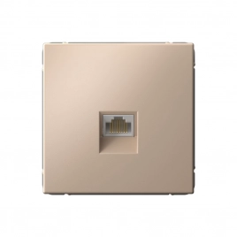 GAL001283 ARTGALLERY РОЗЕТКА компьютерная RJ45, кат. 5е, механизм, ПЕСОЧНЫЙ