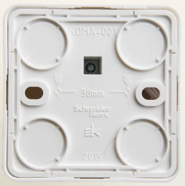 KOMA-001B ЭТЮД РОЗЕТКА О/У компьютерная RJ45 кат.5E, БЕЛЫЙ. Сделано в России