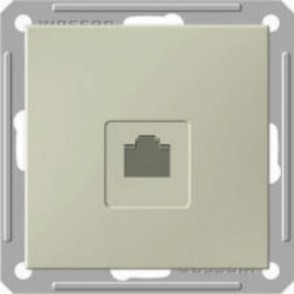 RSI-152K5E-28 W59 РОЗЕТКА компьютерная RJ45 кат.5E, в сборе, СЛОНОВАЯ КОСТЬ
