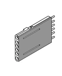 1SDA055173R1 Переходник для втычного / выкатного исполнения Т4-Т5 5 pin при использовании нез. (SAC