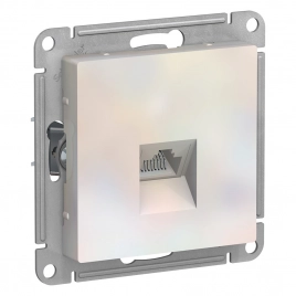 ATN000483 ATLASDESIGN РОЗЕТКА компьютерная RJ45, механизм, ЖЕМЧУГ