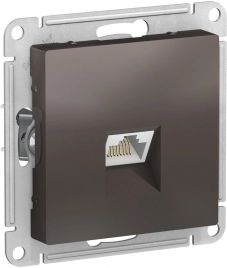 ATN000686 ATLASDESIGN РОЗЕТКА компьютерная RJ45, кат. 6A, механизм, МОККО