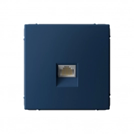 GAL001186 ARTGALLERY РОЗЕТКА компьютерная RJ45, кат. 6A, механизм, АКВАМАРИН