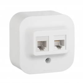 782221 Роз RJ11+RJ45 кат5UTP БЕЛ