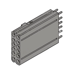 1SDA054923R1 Переходник для втычного / выкатного исполнения Т4-Т5 12 pin прииспользовании доп. (SAC