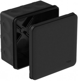 IMT352981 MultiBox Коробка распределительная с мембранными вводами IP66 100х100х50 Черная (со стикер
