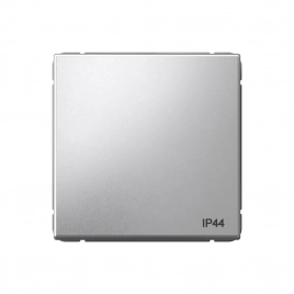 GAL440361 ARTGALLERY 1-клавишный ПЕРЕКЛЮЧАТЕЛЬ IP44, 10АХ, механизм, АЛЮМИНИЙ