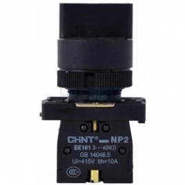 574822 Переключатель NP2-ED33, 3 положения с фиксацией, 2НО IP40 (CHINT) ***замена на 574098