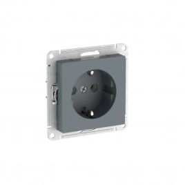 ATN000743S ATLASDESIGN РОЗЕТКА с заземлением, 16А, мех., быстрозажим. клем., ГРИФЕЛЬ