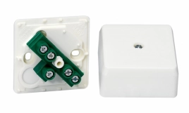 IMT36352 СОЕДИНИТЕЛЬНАЯ КОРОБКА IP 20 60Х60 С КОЛОДКОЙ 5*440V                            
