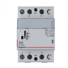 412549 CX3 Контактор 230V 3НО 40А с руч.уп.
