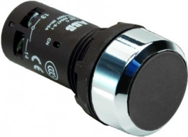 1SFA619100R3076 Кнопка CP1-30B-11 черная без фиксации 1НО+1HЗ