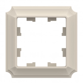 ATN100201 ATLASDESIGN ANTIQUE 1-постовая РАМКА, БЕЖЕВЫЙ