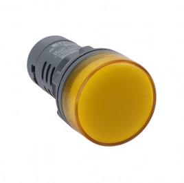 SB7EV08BP Сигнальная лампа SB7 моноблочная 22мм желтая LED 24В DC