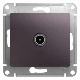 GSL001491 GLOSSA TV РОЗЕТКА оконечная 1DB, механизм, СИРЕНЕВЫЙ ТУМАН