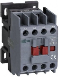 21904DEK Контактор 9А 230В_АС АС3_ АС4 1НО+1НЗ КМ-102