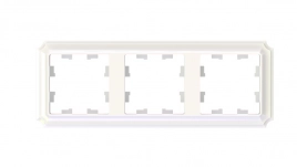 ATN100403 ATLASDESIGN ANTIQUE 3-постовая РАМКА, универсальная, ЖЕМЧУГ