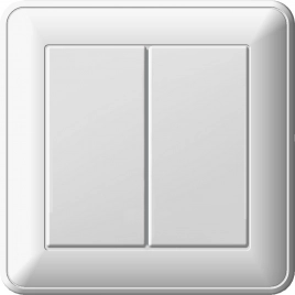 VS516-252-28 W59 2-клавишный ВЫКЛЮЧАТЕЛЬ, 16АХ, в сборе, СЛОНОВАЯ КОСТЬ