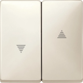 MTN411544 MERTEN КЛАВИША Х2 для жалюзи и кноп., БЕЖЕВЫЙ, QF SD