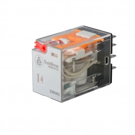 SXM2AB2P7 Реле 12A 2CO 230VAC тест кнопка LED