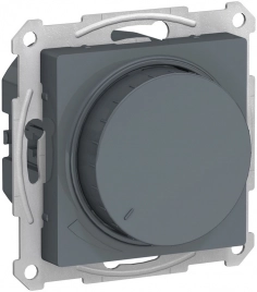 ATN000723 ATLASDESIGN СВЕТОРЕГУЛЯТОР (диммер) повор-нажим, LED, RC, 400Вт, мех., ГРИФЕЛЬ