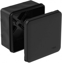 IMT352971 MultiBox Коробка распределительная с мембранными вводами IP66 85х85х42 Черная (со стикером