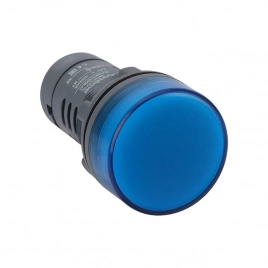 SB7EV06BP Сигнальная лампа SB7 моноблочная 22мм синяя LED 24В DC