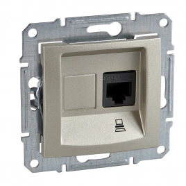SDN4300168 РОЗЕТКА КОМПЬЮТ., титан