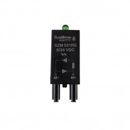 SZM031RB Защитный модуль диод+LED 6/24VDC