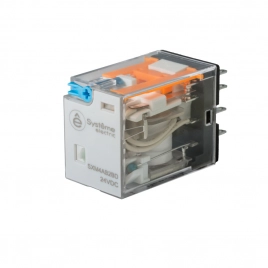SXM4AB2BD Реле 6A 4CO 24VDC тест кнопка LED