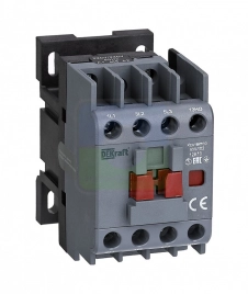 21910DEK Контактор 12А 230В_АС АС3_ АС4 1НО+1НЗ КМ-102