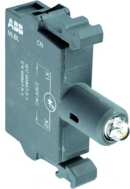 1SFA611621R1071 Патрон MLBL-07R со встроенным светодиодом красный 230В AC