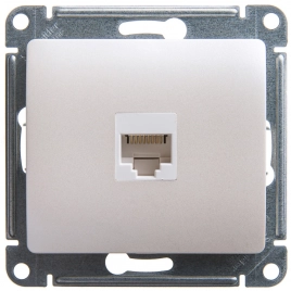 GSL000681K GLOSSA РОЗЕТКА комп.RJ45 кат.5E, мех.