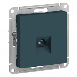 ATN000883 ATLASDESIGN РОЗЕТКА компьютерная RJ45, механизм, ИЗУМРУД