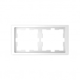 MTN4020-6535 MERTEN D-Life РАМКА 2-постовая, БЕЛ. ЛОТОС