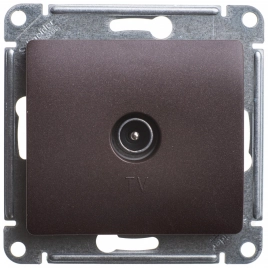 GSL000891 GLOSSA TV РОЗЕТКА оконечная 1DB, мех.