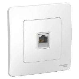 BLNIS045001 BLANCA С/У РОЗЕТКА компьютерная RJ45, кат.5E, БЕЛЫЙ