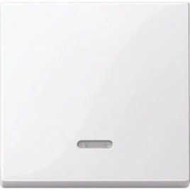 MTN436025 MERTEN КЛАВИША с окошком д/световой индикации, АКТИВНЫЙ БЕЛЫЙ, SM