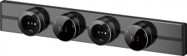 MTK13003B MultiTrack Розетка 2хUSB (тип А+С) 18Вт, 5В/3А Антрацит