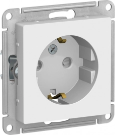 ATN001345 ATLASDESIGN РОЗЕТКА с заземлением со шторками, 16А, механизм, ЛОТОС