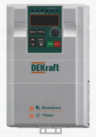 DEKV060G0R75T4B Преобразователь частоты DEKV060-0.75кВт 3 фазы 380В с торм. модулем